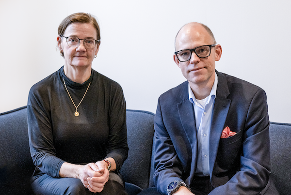 Peter Hjelmström and UMC Board Chair, Filippa Nyberg